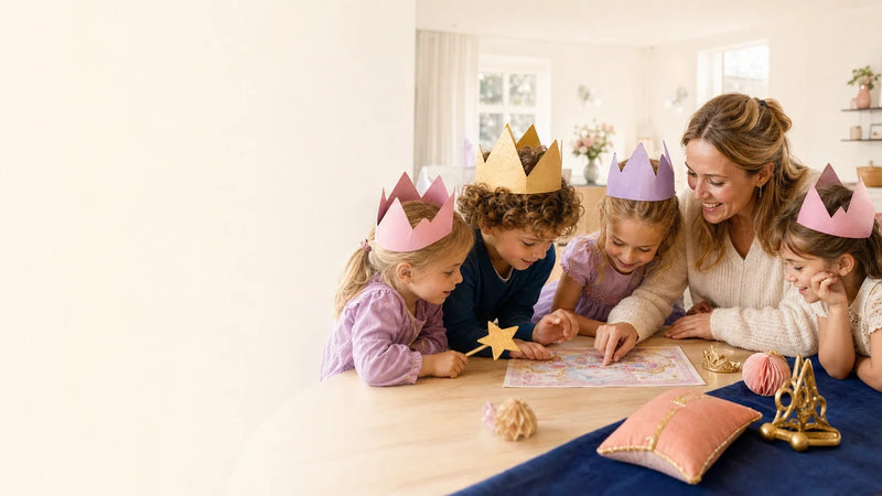 Prinsessen speurtocht voor een kinderfeestje thuis