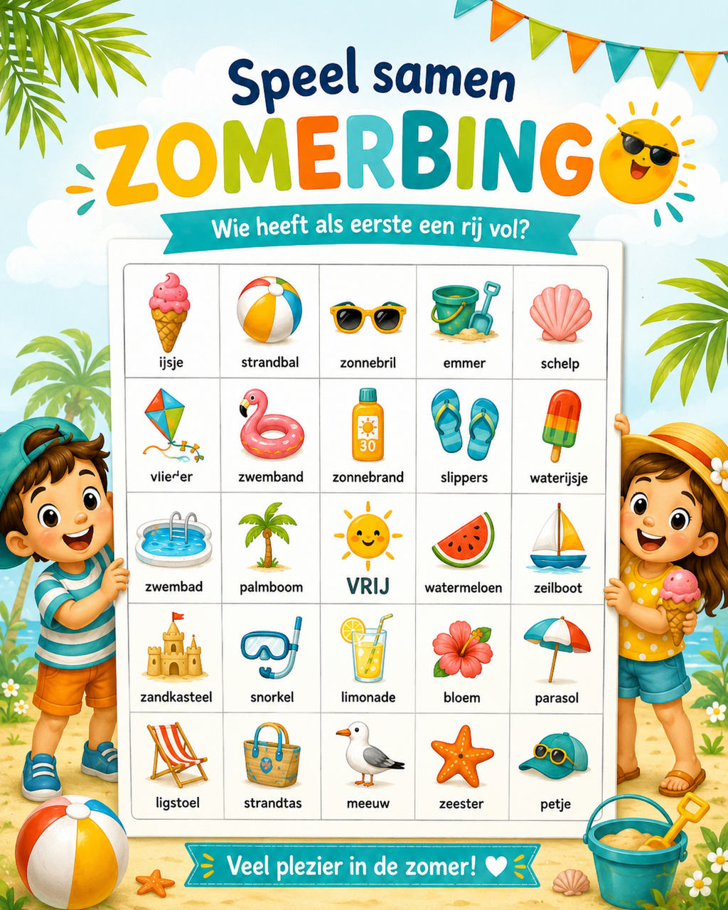 Zomervakantie Activiteiten Kinderen | 30 Uitdagingen voor Thuis, Tuin & Vakantie