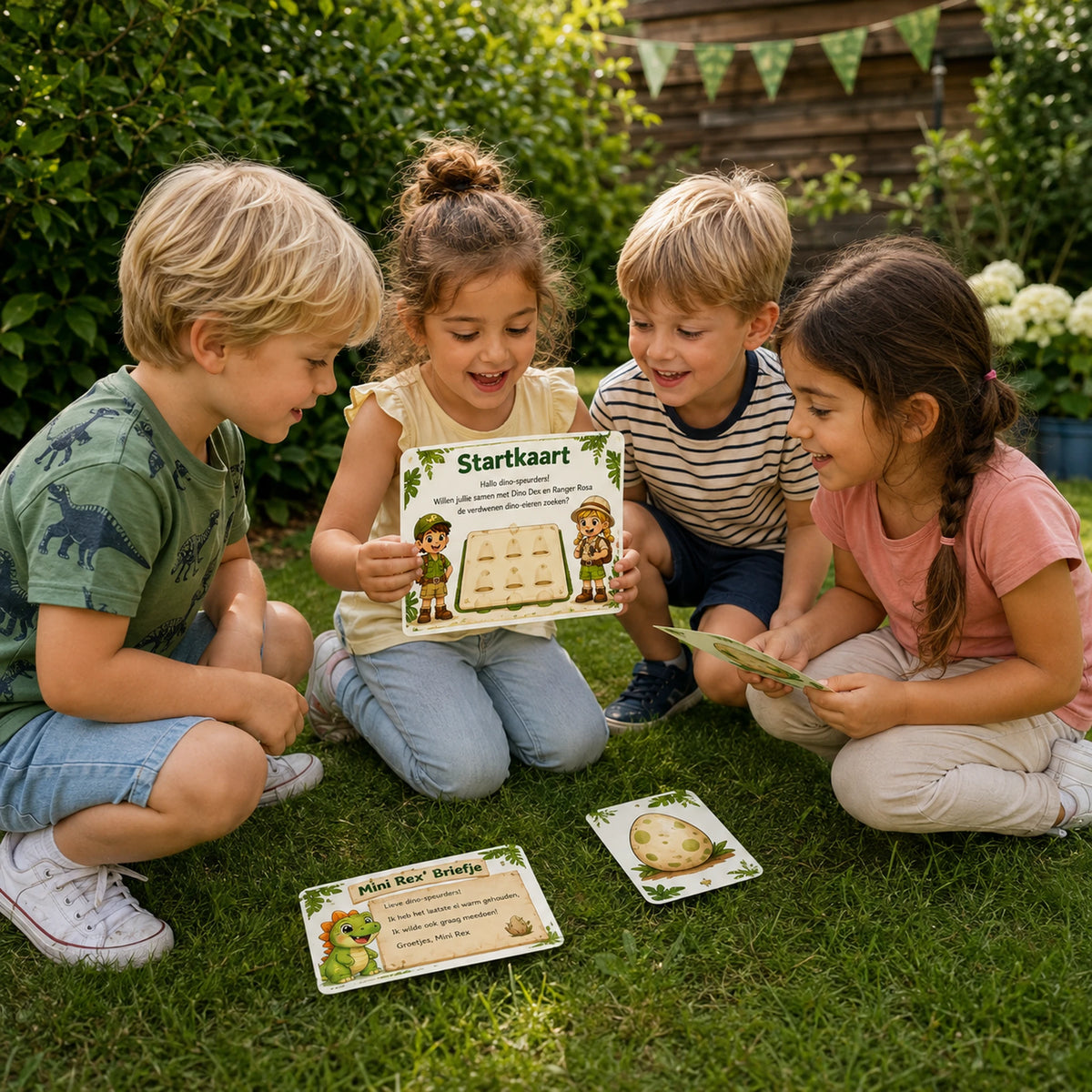 Hoofdafbeelding van de Dino speurtocht voor een kinderfeestje.