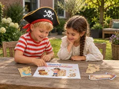 Piraten speurtocht kinderfeestje 4–6 jaar | Piraat Pim