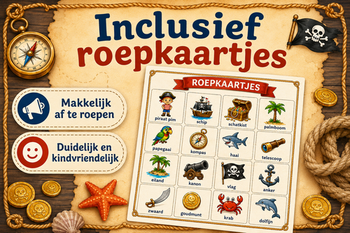 Piraten Bingo Printable voor Kinderfeestje
