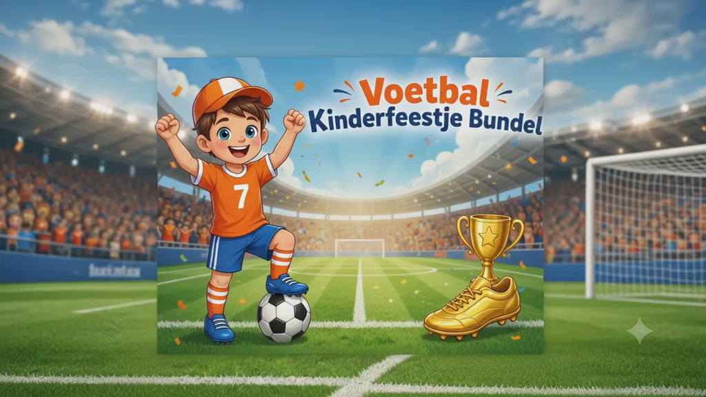 Voetbal Kinderfeestje Bundel 4, 5 & 6 jaar | Speurtocht + Bingo | Printbaar Feestpakket