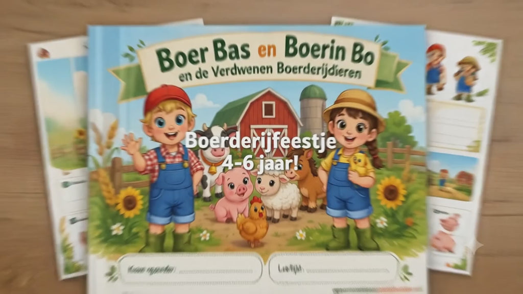 Boerderij Speurtocht – Boer Bas (4-6 jaar)