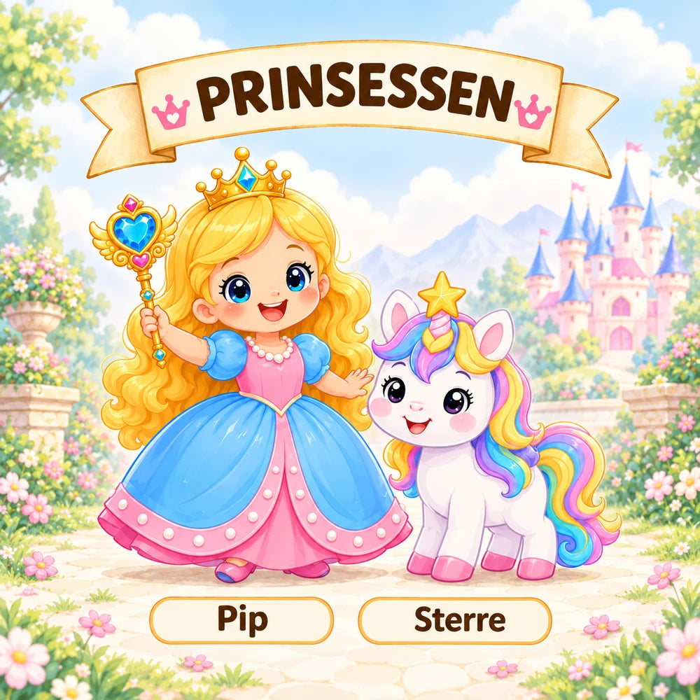Kinderen beleven de Prinses Pip prinsessen speurtocht