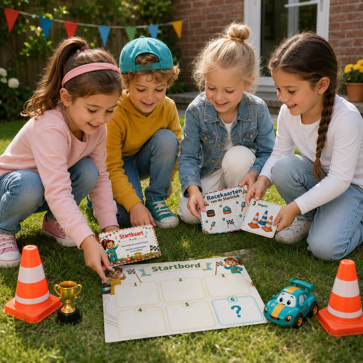 Hoofdafbeelding van de Racen speurtocht voor een kinderfeestje.