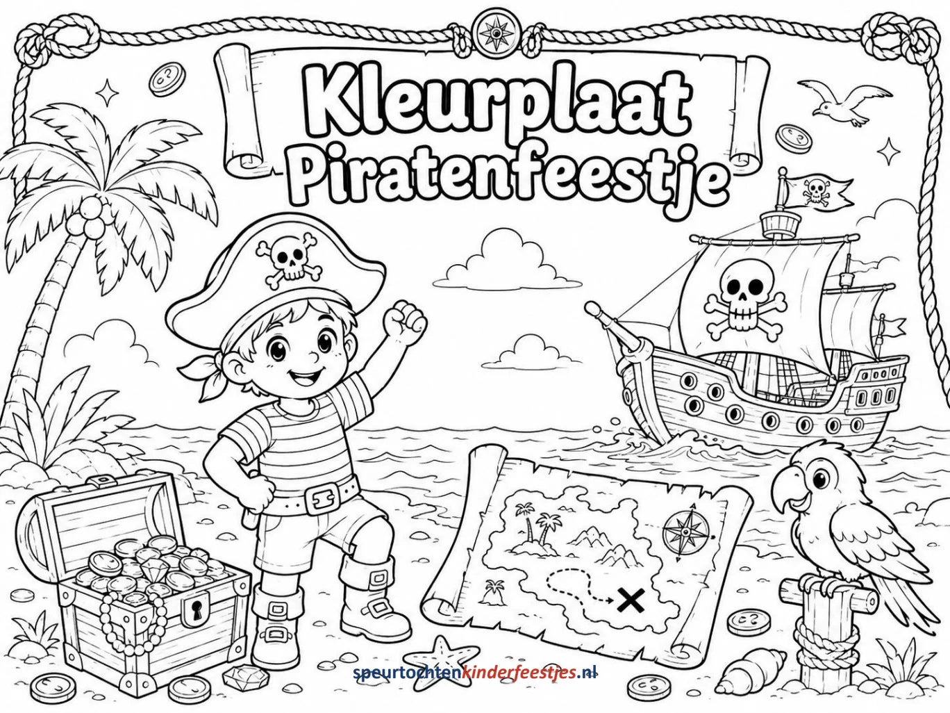 Medailles: echte pagina 13 uit het Piraten Bingo-bestand.